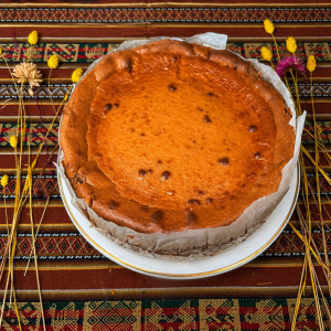TARTA DE QUESO VASCA DE NUTELLA